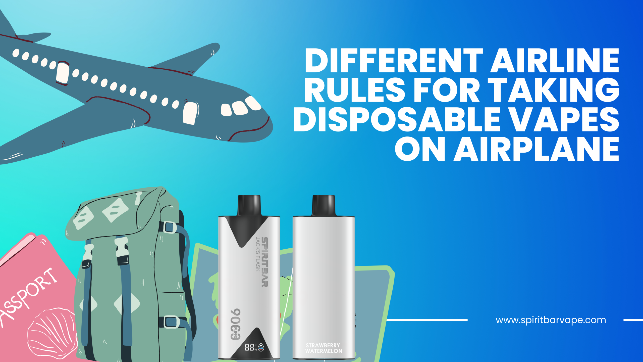 Different Airline Rules for taking disposable vapes on airplane