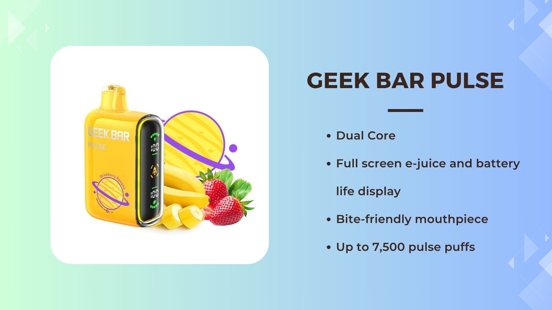 Geek Bar Pulse Disposable Vapes