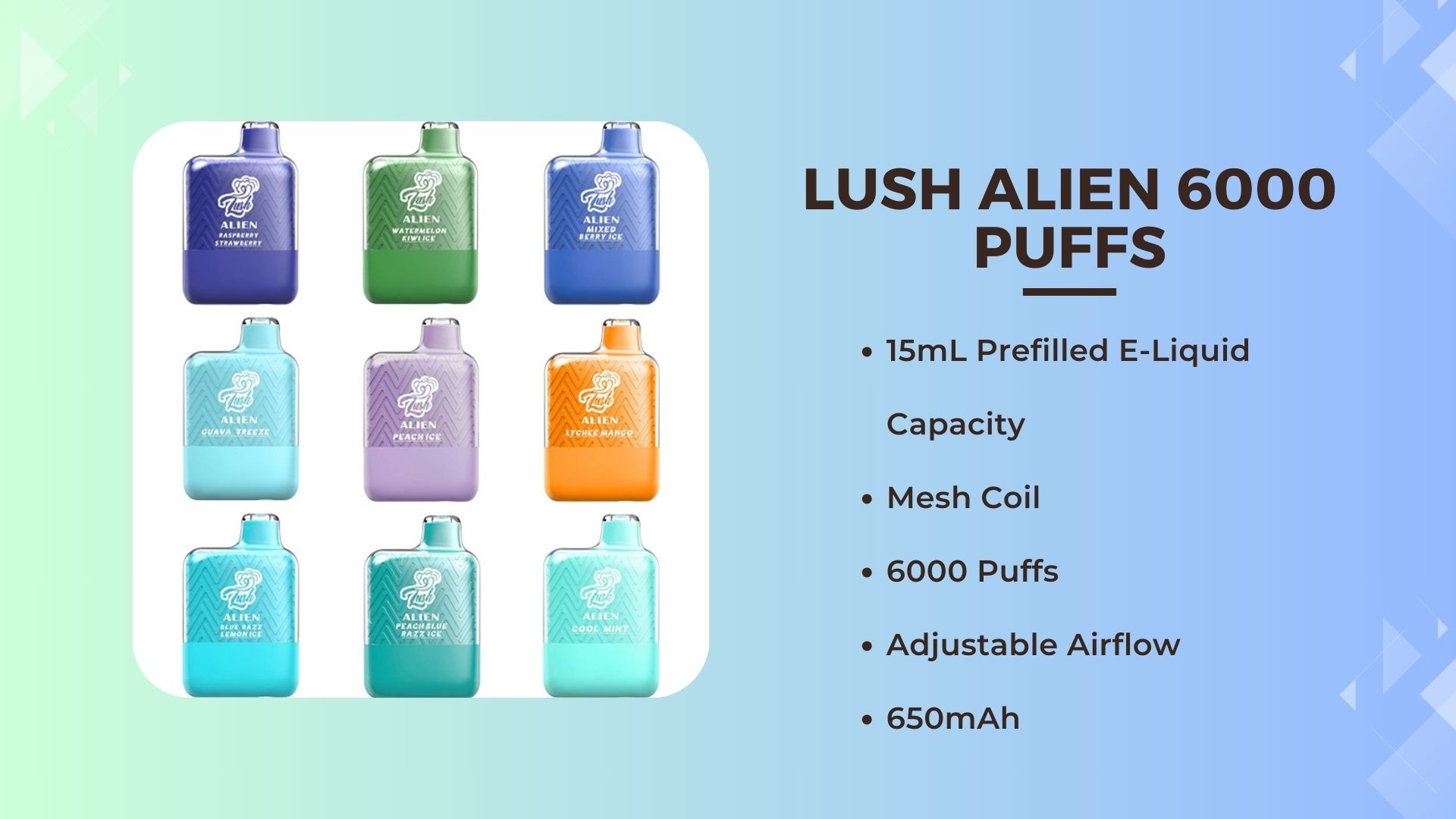 Lush Alien Disposable Vapes