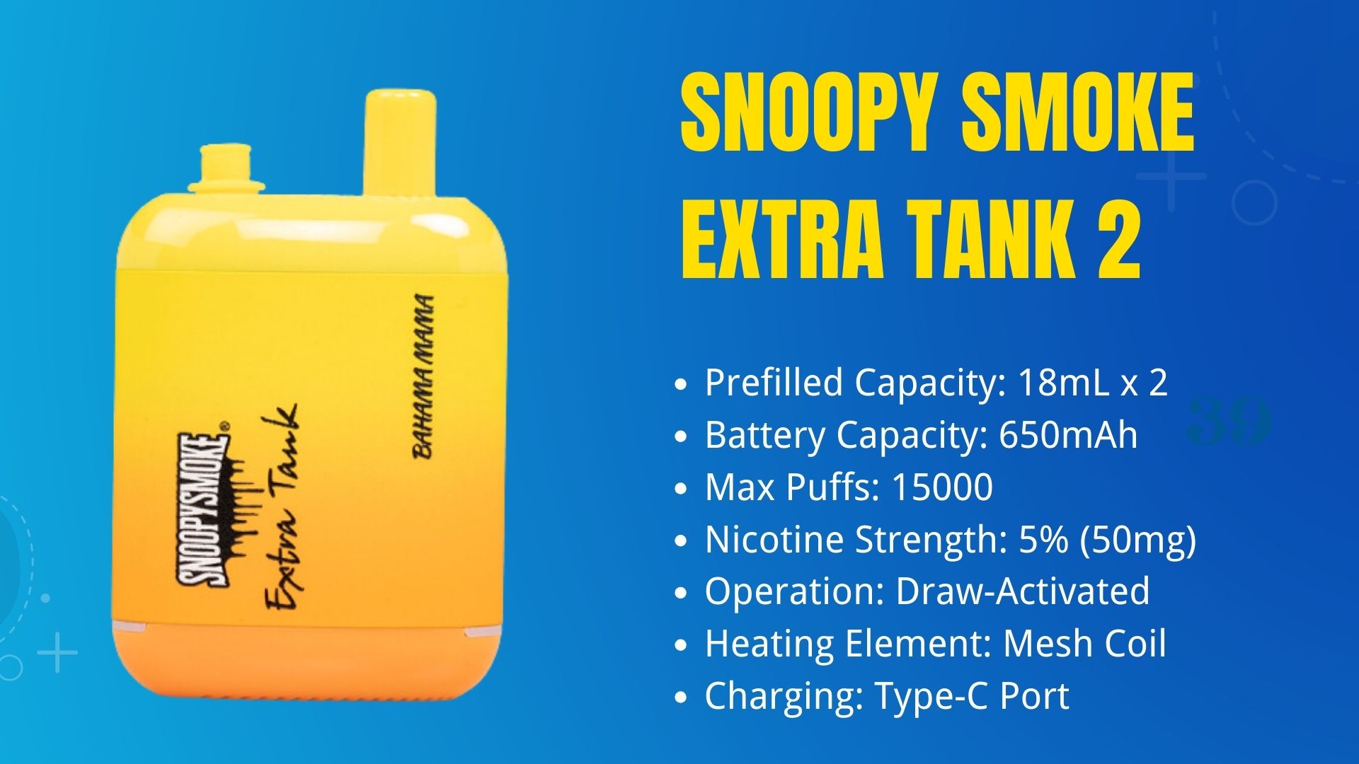Snoopy Smoke Extra Tank 2