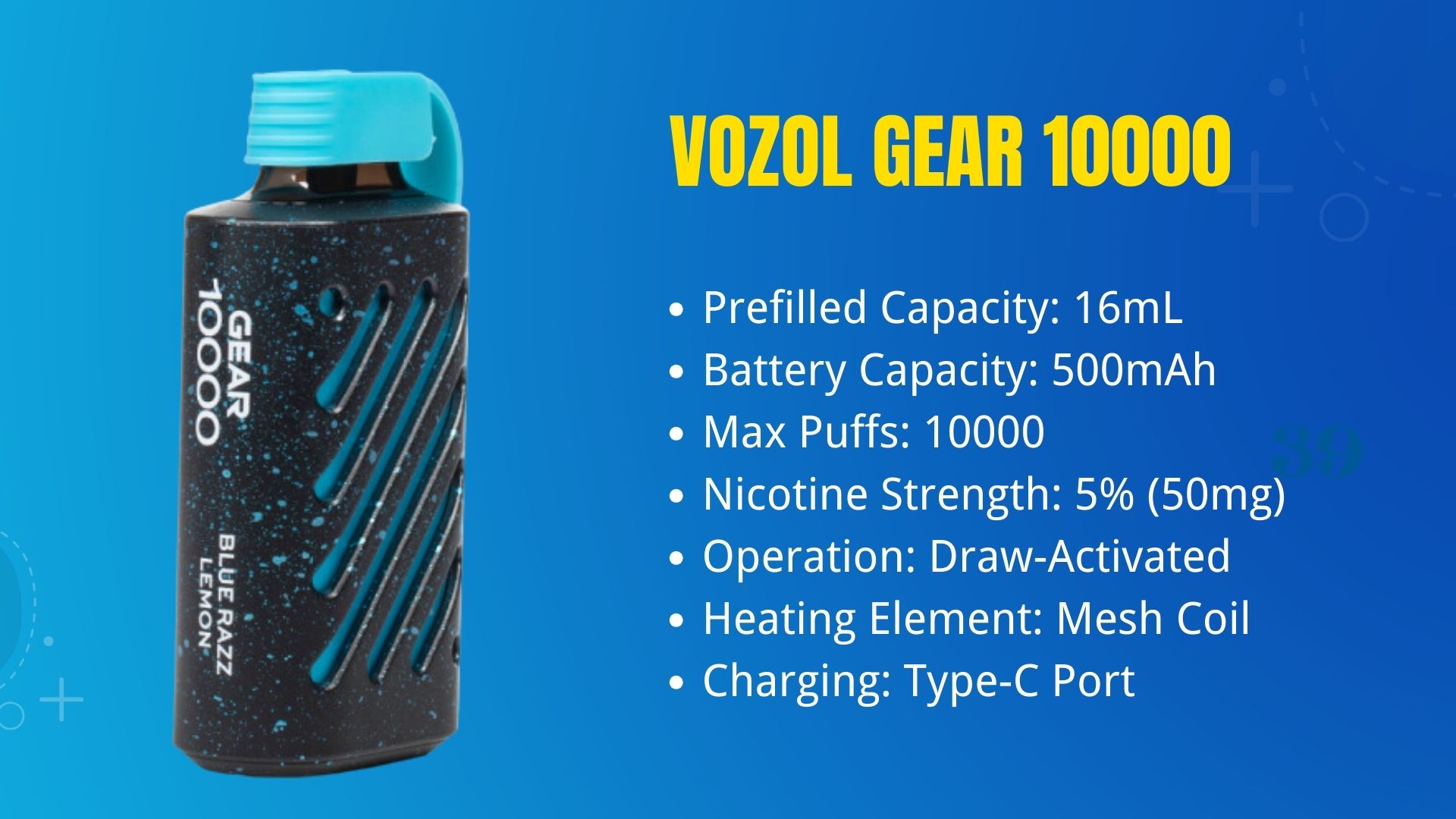 VOZOL Gear - 10000 Puffs