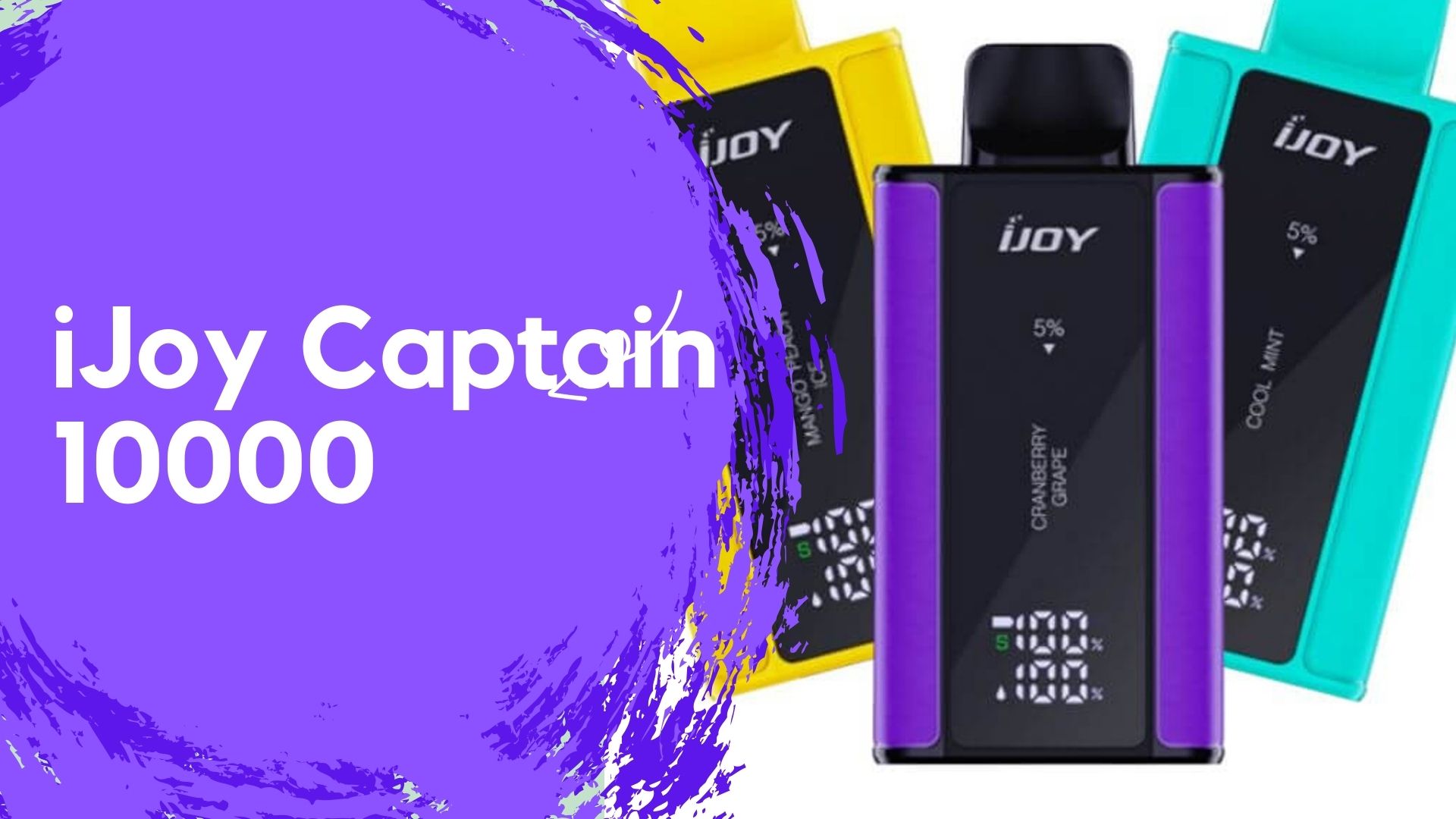 iJoy Captain 10000 Rechargeable Disposable Vape